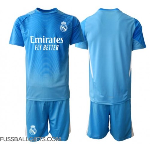 Real Madrid Torwart Fußballbekleidung Heimtrikot Kinder 2025-26 Kurzarm (+ kurze hosen)